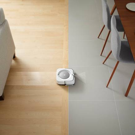 iRobot® Braava® Jet m6134 Robot laveur de sols - Connecté WiFi -  Pulvérisateur de haute précision sur marjanemall aux meilleurs prix au Maroc